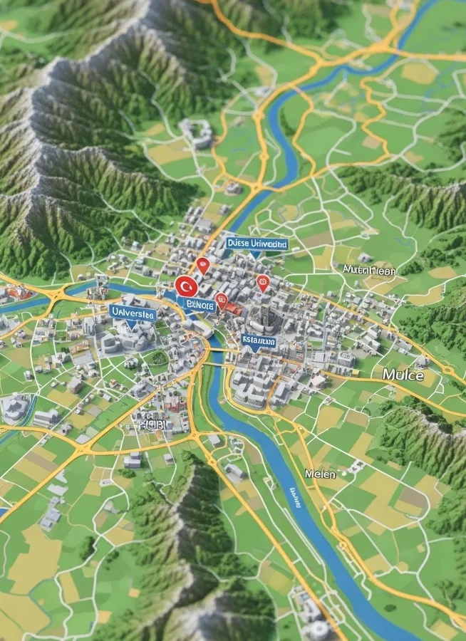 Düzce Haritası Düzce Haritası